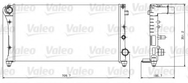 Radiator racire motor