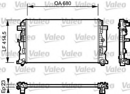 Radiator racire motor