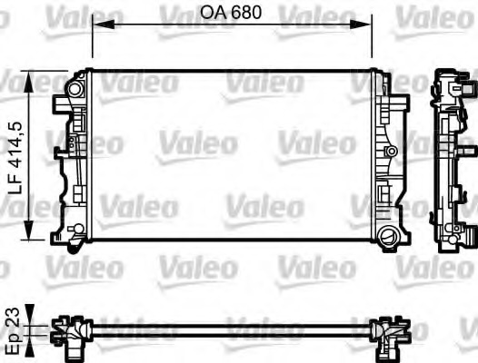 Radiator racire motor