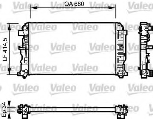 Radiator racire motor