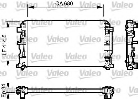 Radiator racire motor