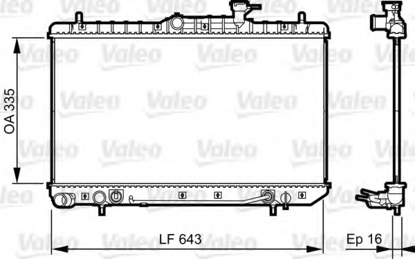 Radiator racire motor