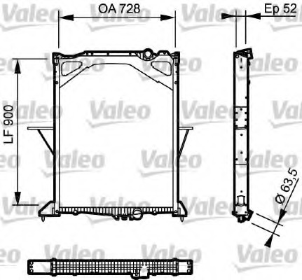 Radiator racire motor