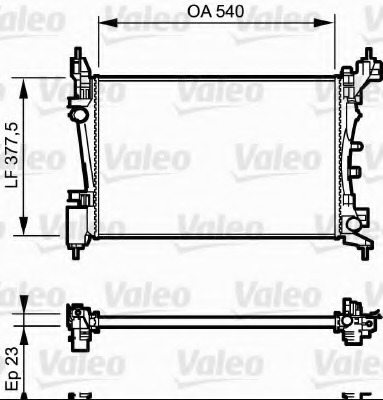 Radiator racire motor