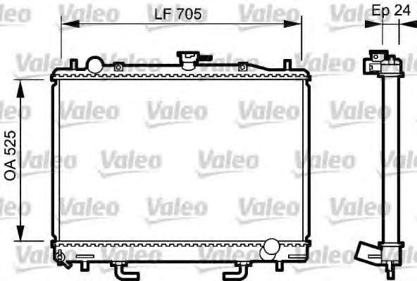 Radiator racire motor