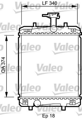 Radiator racire motor