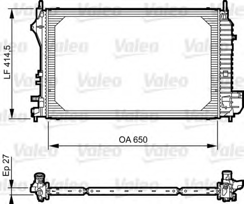 Radiator racire motor