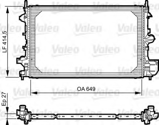 Radiator racire motor