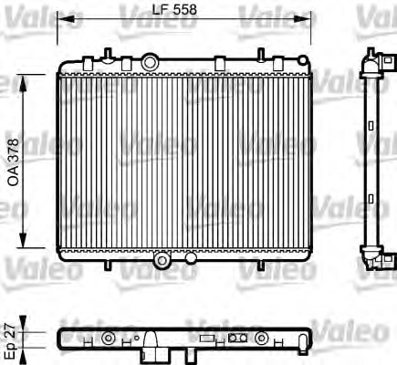 Radiator racire motor