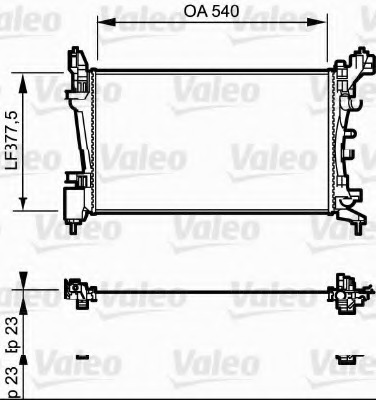 Radiator racire motor