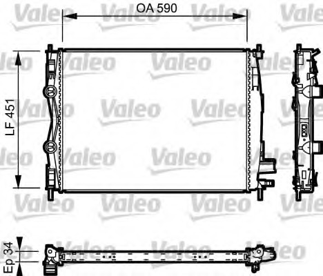 Radiator racire motor