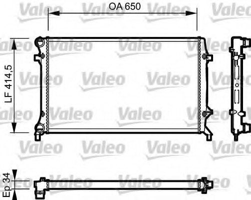 Radiator racire motor