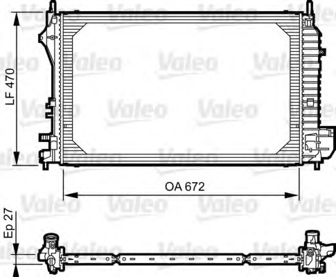 Radiator racire motor