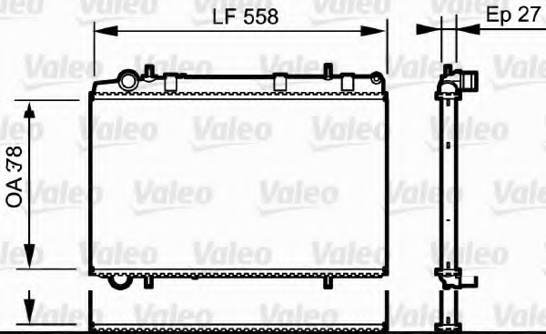 Radiator racire motor