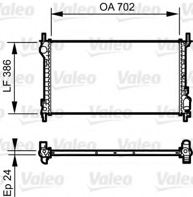 Radiator racire motor