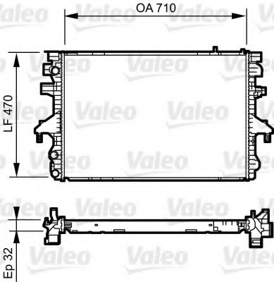 Radiator racire motor