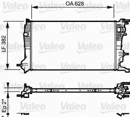 Radiator racire motor