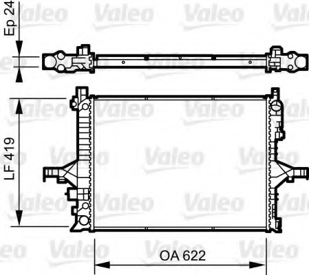 Radiator racire motor