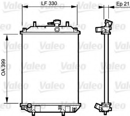 Radiator racire motor