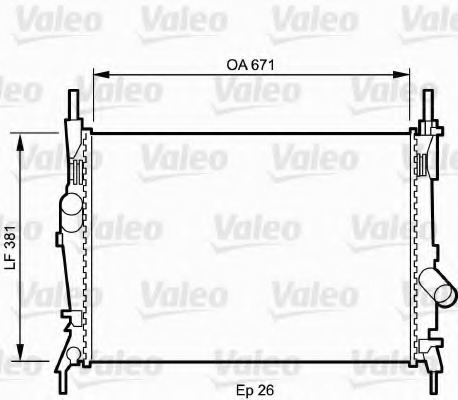 Radiator racire motor