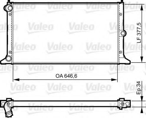 Radiator racire motor