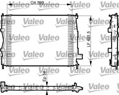 Radiator racire motor