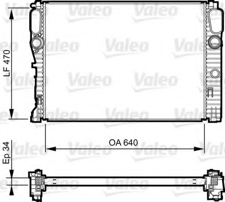 Radiator racire motor