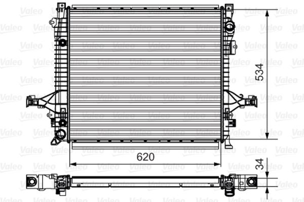 Radiator racire motor