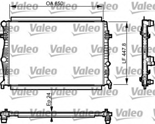 Radiator racire motor