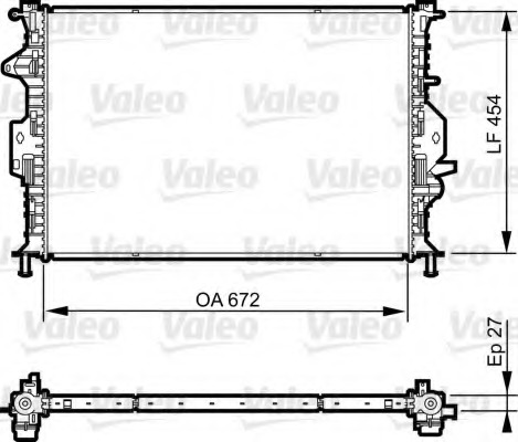 Radiator racire motor