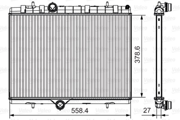 Radiator racire motor