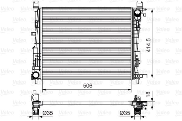 Radiator racire motor