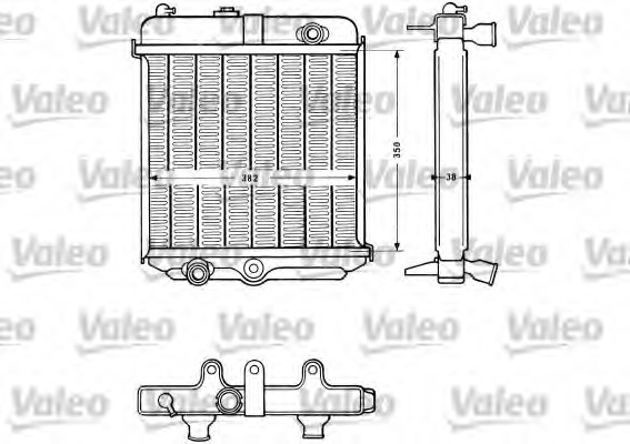 Radiator racire motor