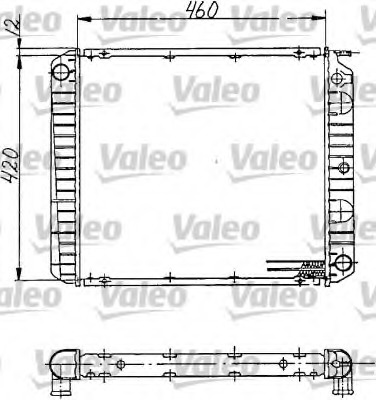 Radiator racire motor