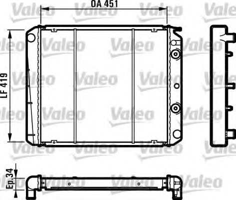 Radiator racire motor