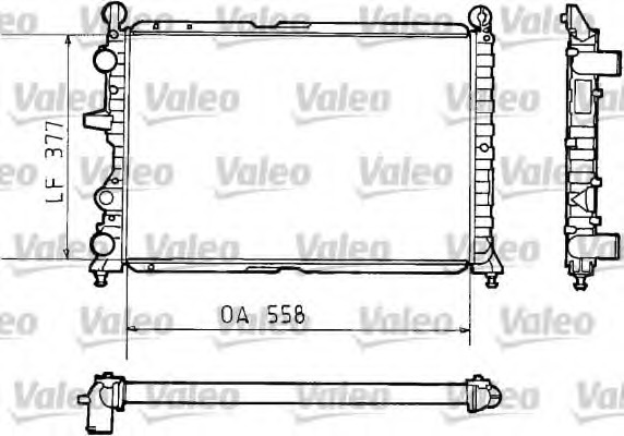 Radiator racire motor