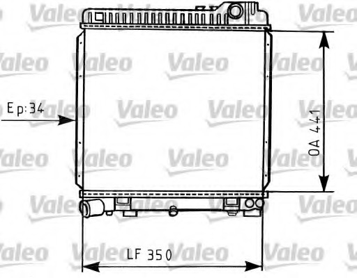 Radiator racire motor