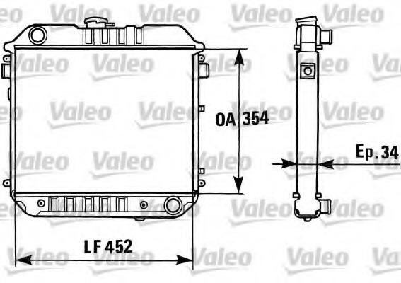 Radiator racire motor