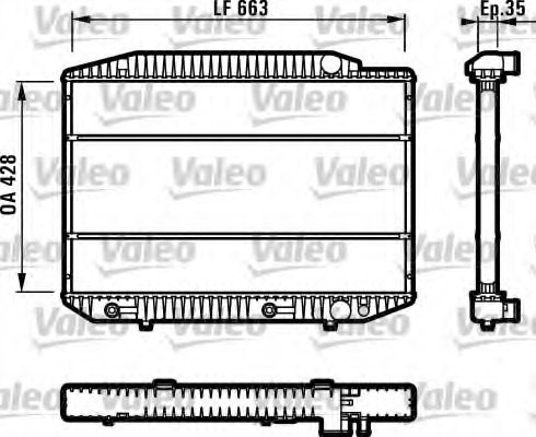 Radiator racire motor