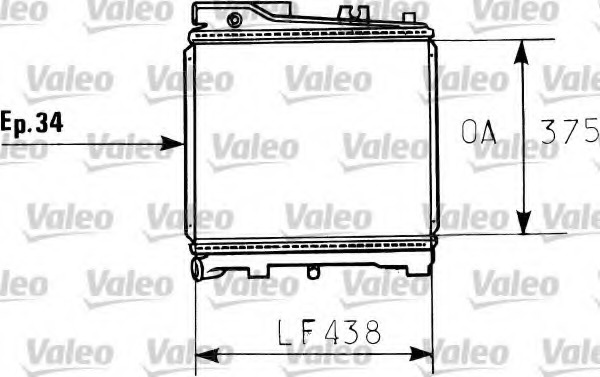 Radiator racire motor