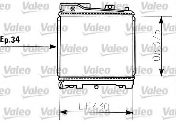 Radiator racire motor