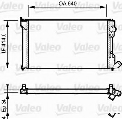 Radiator racire motor