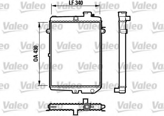 Radiator racire motor