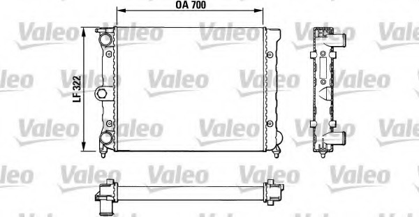 Radiator racire motor