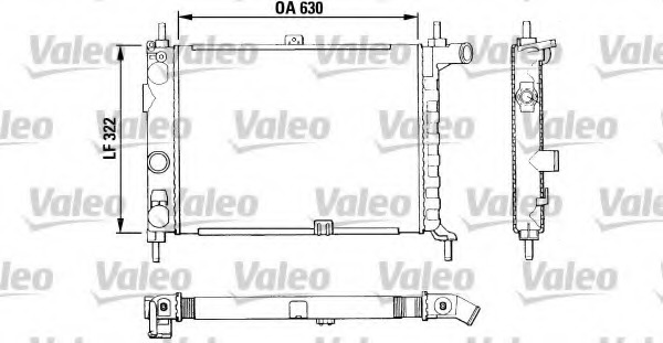 Radiator racire motor