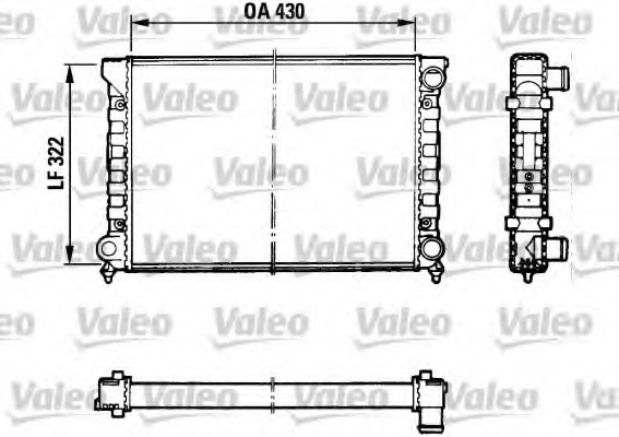 Radiator racire motor