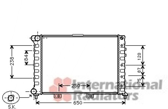 Radiator racire motor