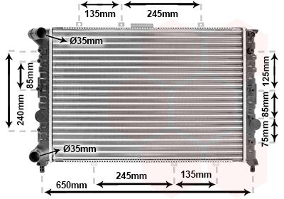 Radiator racire motor