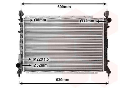 Radiator racire motor