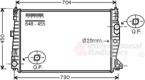 Radiator racire motor